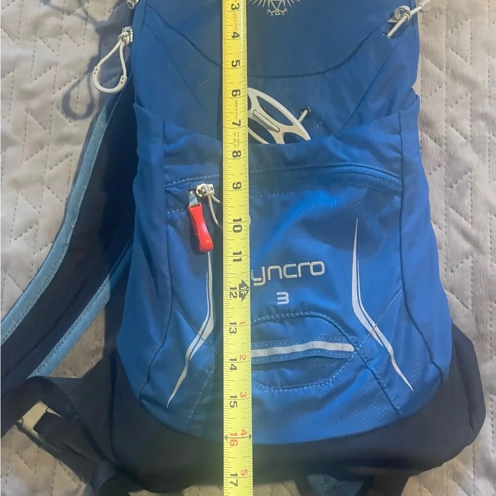 Osprey Syncro 3 hydration backpack blue‎ pre-owned condition